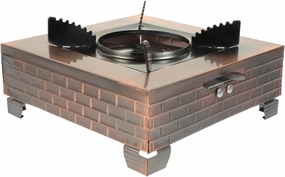 Stainless Steel Small Pot Hot Pot Portable Grill Outdoor Cooking Convenient Barbecue Stove