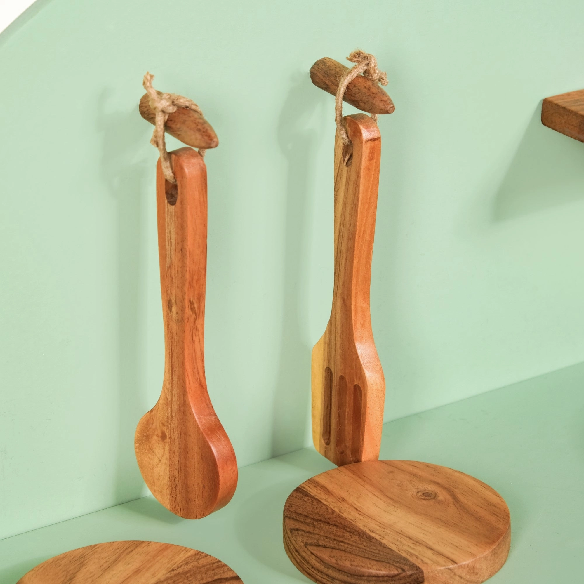 Stimulation Wooden Play Kitchen Set With Utensils