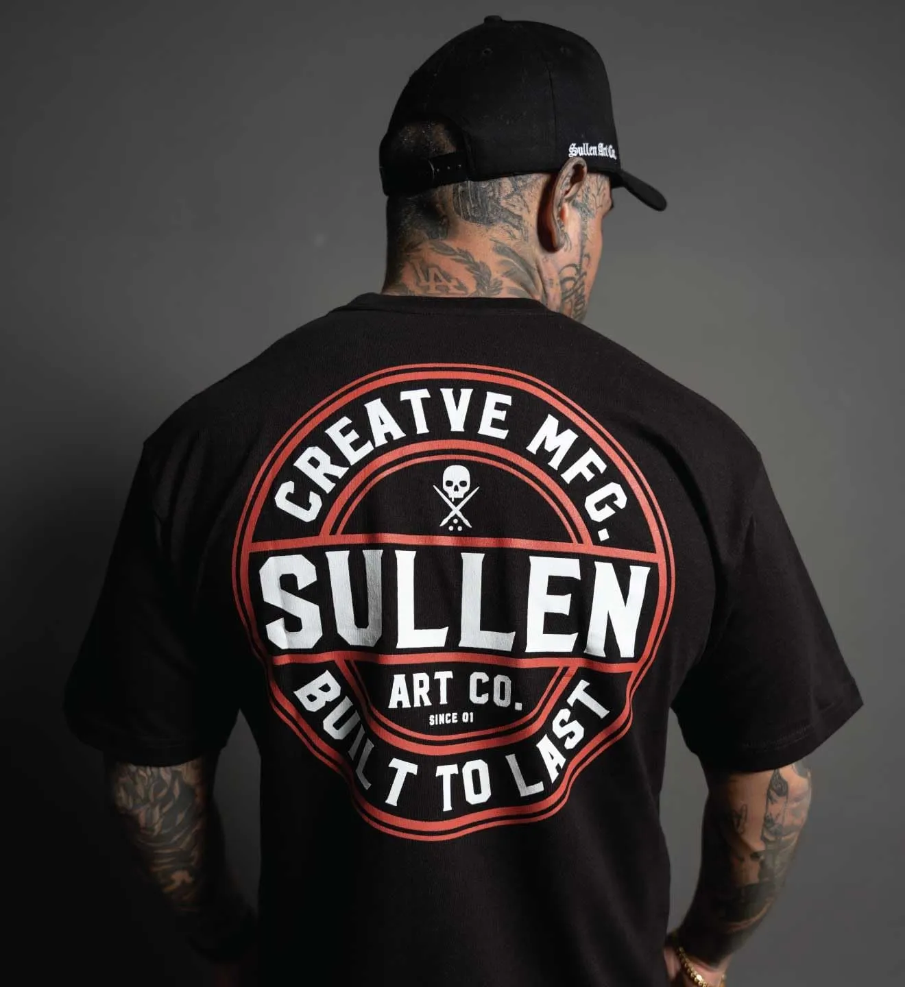 Sullen Men's Creative Corp Logo Tattoo Lifestyle Graphic Standard Short Sleeve Tee