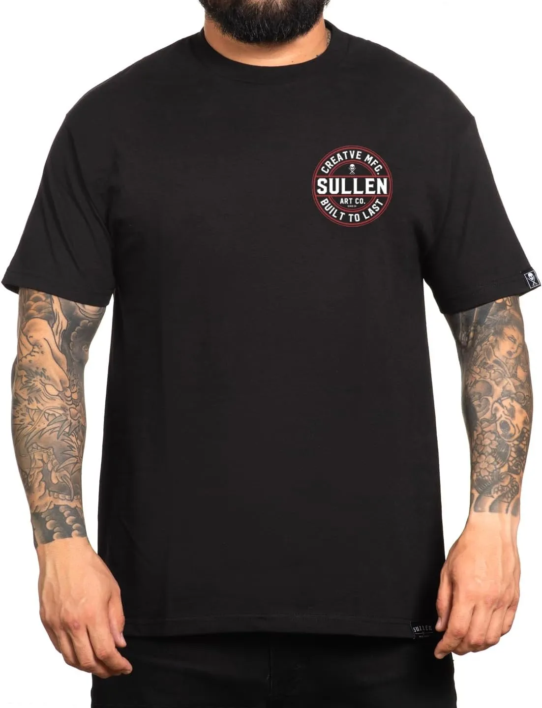Sullen Men's Creative Corp Logo Tattoo Lifestyle Graphic Standard Short Sleeve Tee