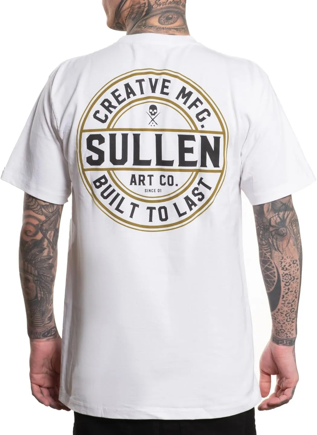 Sullen Men's Creative Corp Logo Tattoo Lifestyle Graphic Standard Short Sleeve Tee