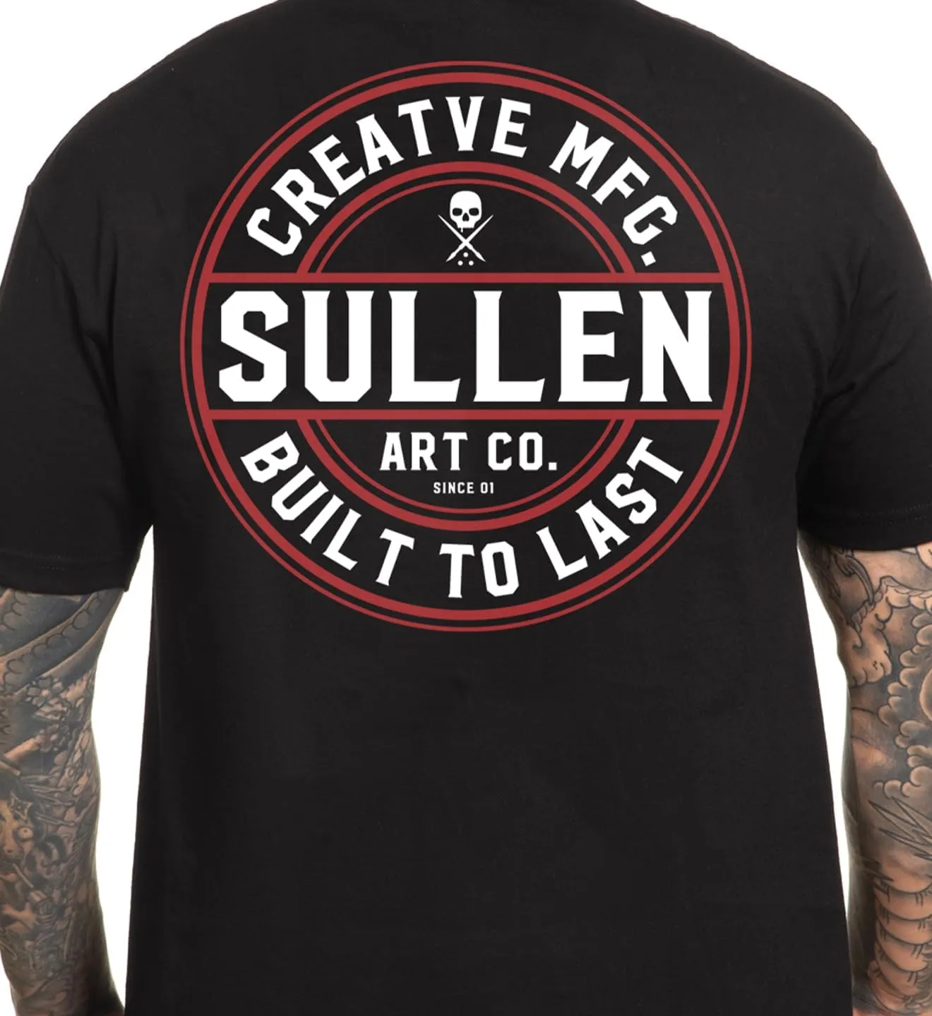 Sullen Men's Creative Corp Logo Tattoo Lifestyle Graphic Standard Short Sleeve Tee