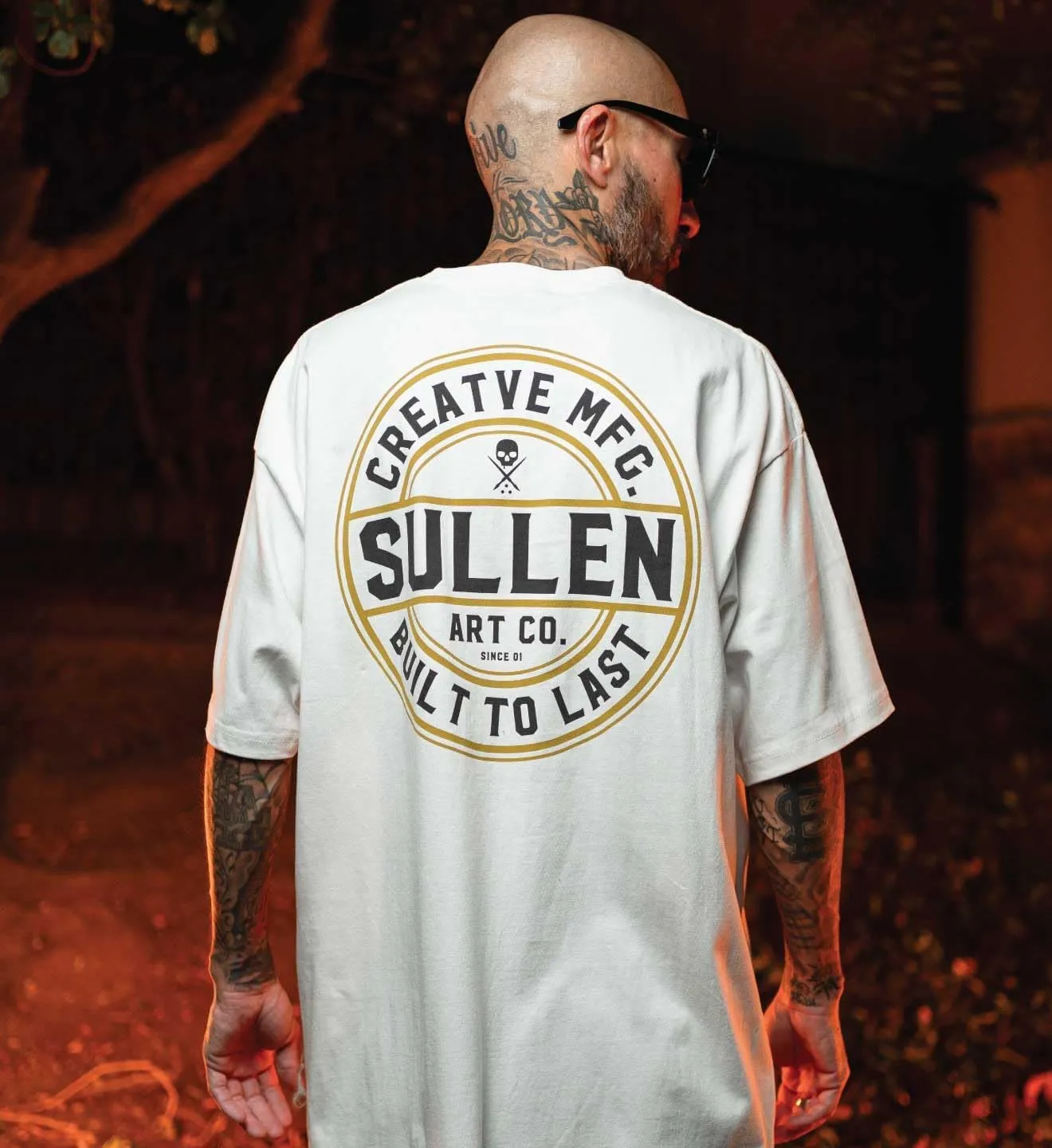 Sullen Men's Creative Corp Logo Tattoo Lifestyle Graphic Standard Short Sleeve Tee