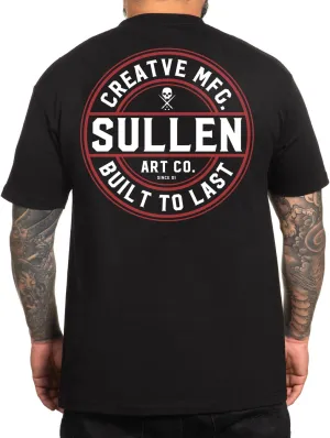 Sullen Men's Creative Corp Logo Tattoo Lifestyle Graphic Standard Short Sleeve Tee