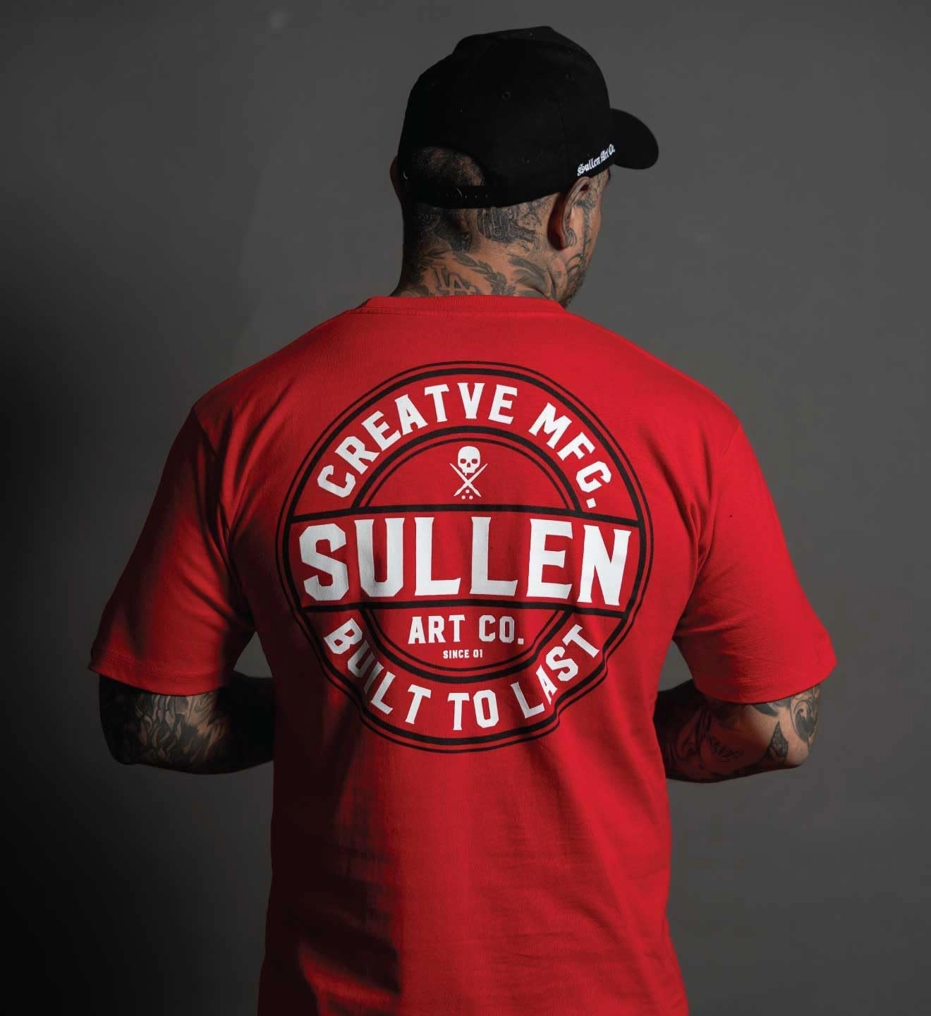 Sullen Men's Creative Corp Logo Tattoo Lifestyle Graphic Standard Short Sleeve Tee
