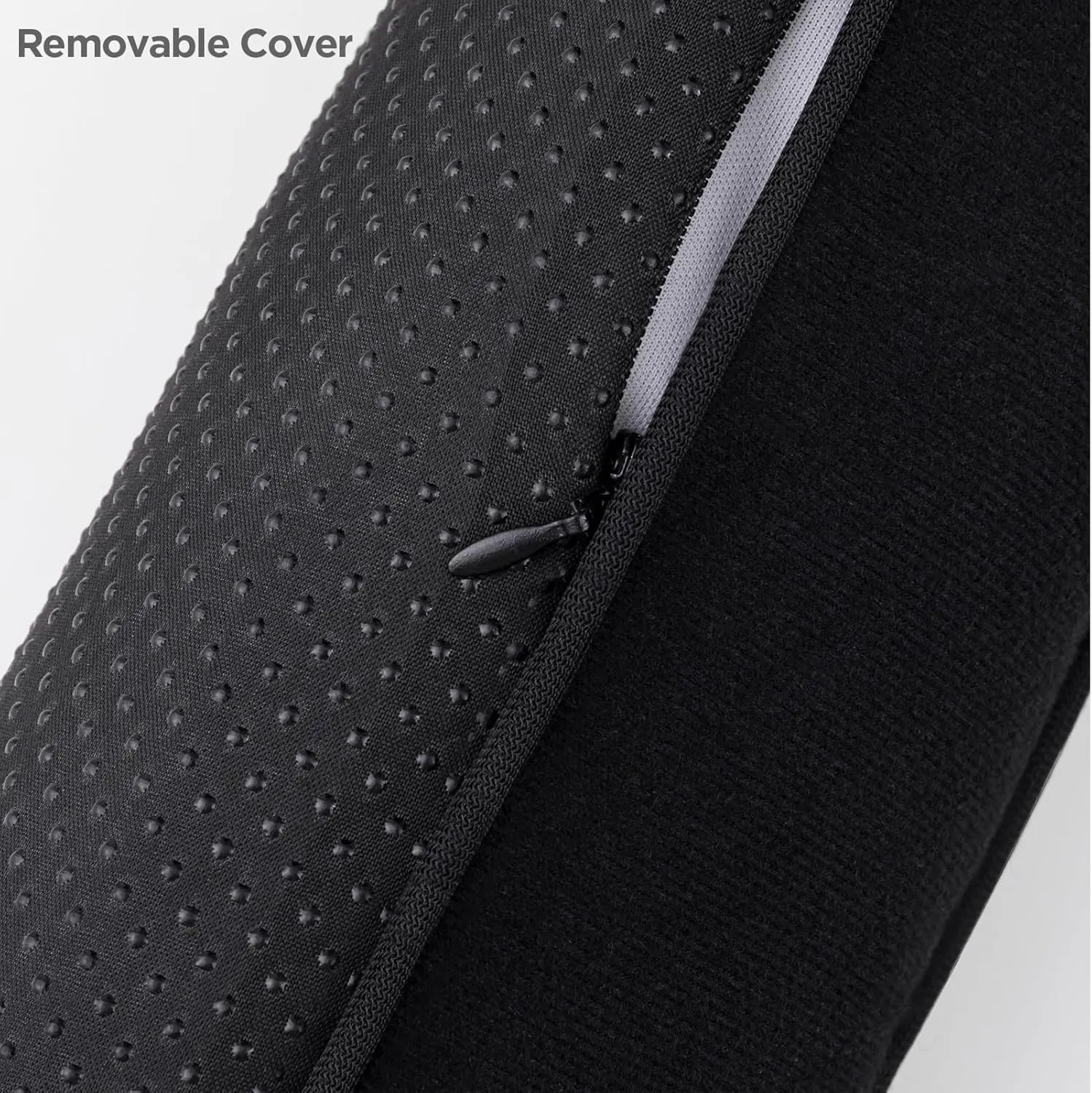 Sunolga 38 Inch Door Draft Stopper with Removable Cover for Gaps Up to 3 Inch, Machine Washable Noise and Air Blocker for Bottom of Door and Window, Black