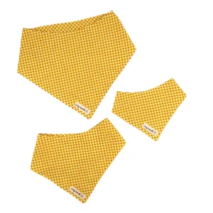 Sunshine Mini Gingham - Pet Tie Bandana