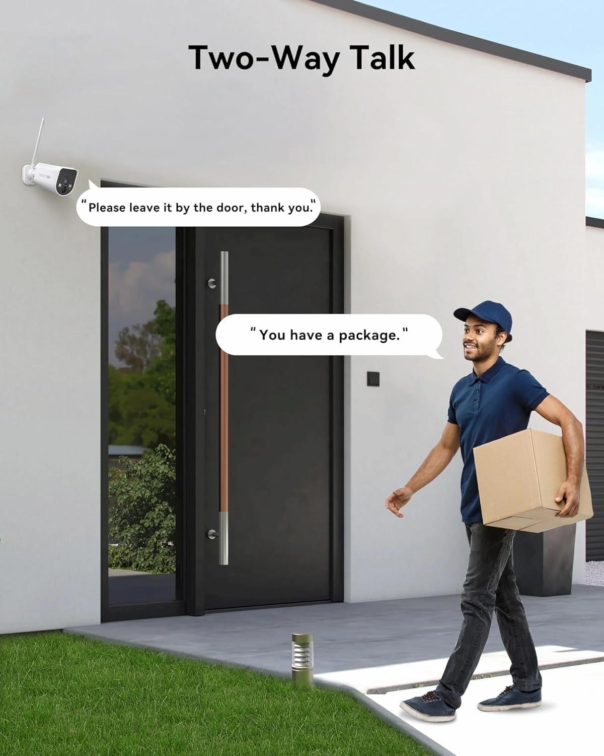 Swann MaxRanger 4K Wireless NVR Security System 2-Cameras, Solar Panels, Longest Range Wi-Fi Outdoor, Person Vehicle Detection, Color Night Vision, Wire Free, Local Storage, No Monthly Fee (Renewed)