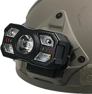 Tactical Multi-Function Induction Helmet Light, Rechargeable Headlamp 60° Adjustable Head Lights for Forehead for Adults Running Camping Hiking