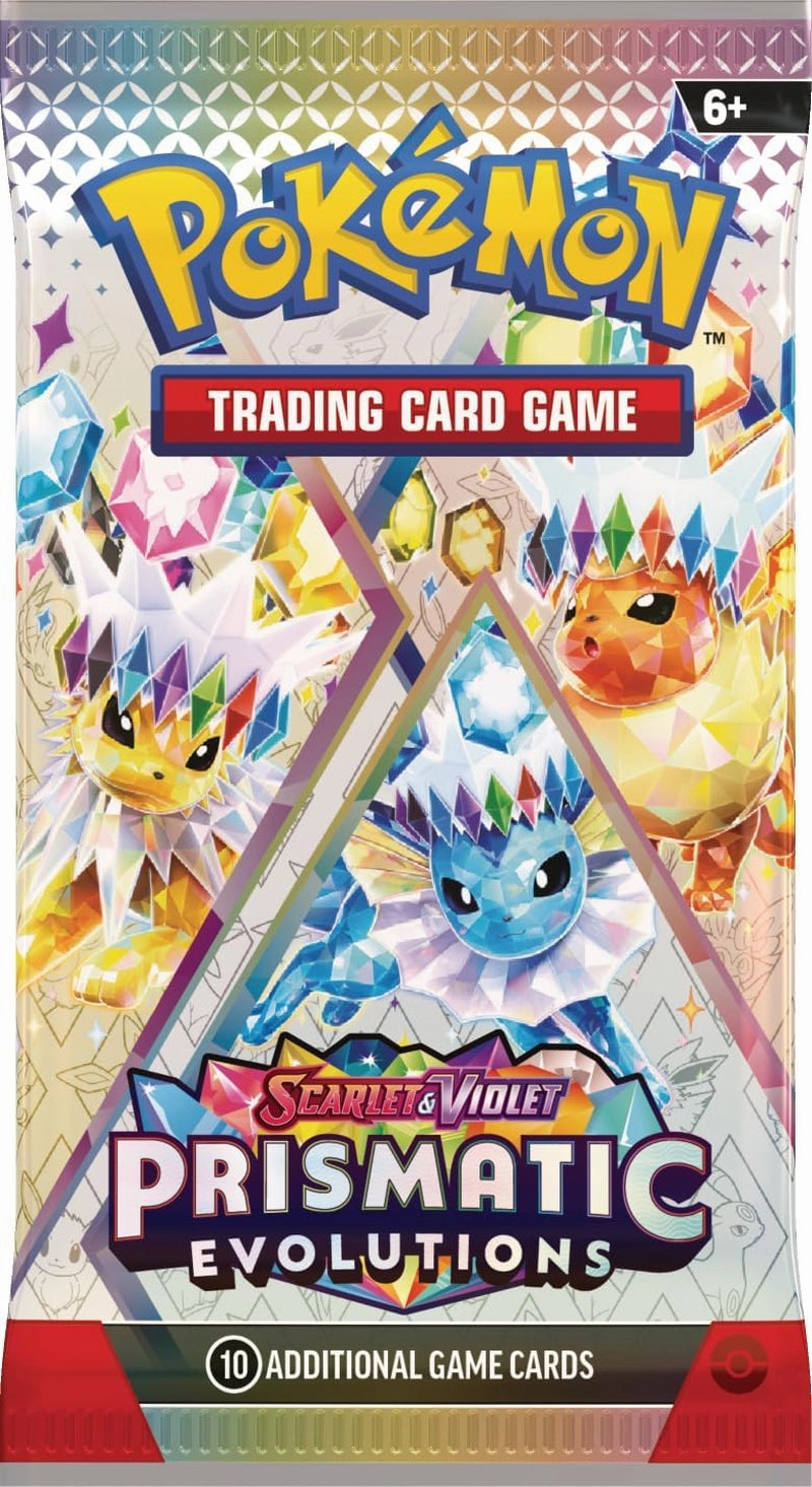 TCG: Scarlet & Violet—Prismatic Evolutions Booster Bundle (6 Booster Packs)