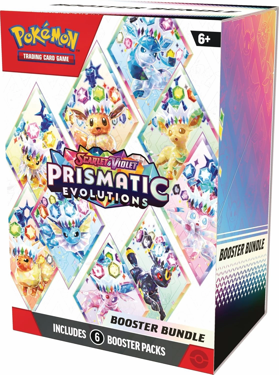 TCG: Scarlet & Violet—Prismatic Evolutions Booster Bundle (6 Booster Packs)