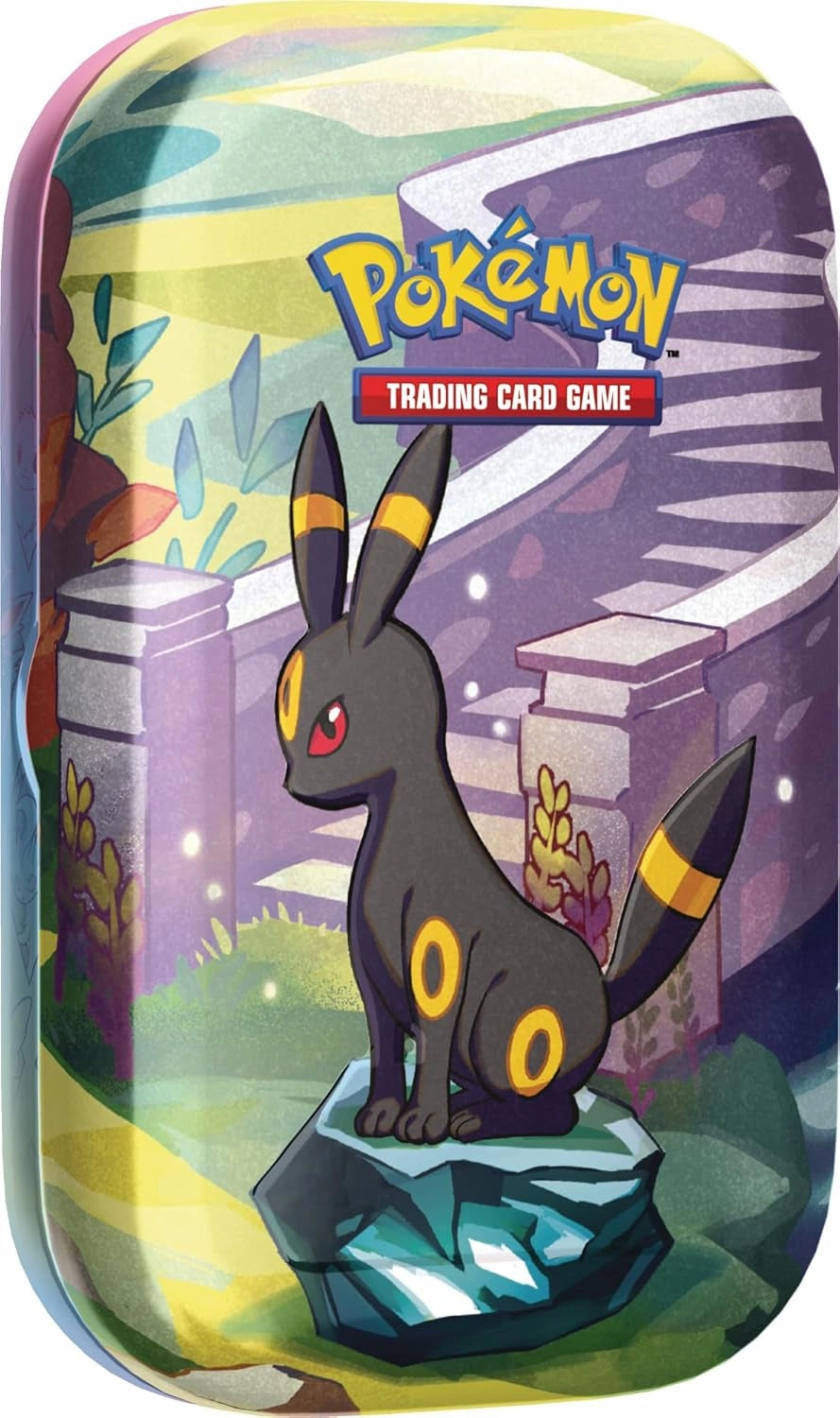 TCG: Scarlet & Violet—Prismatic Evolutions Mini Tin – Umbreon (2 Booster Packs & 1 Coin)