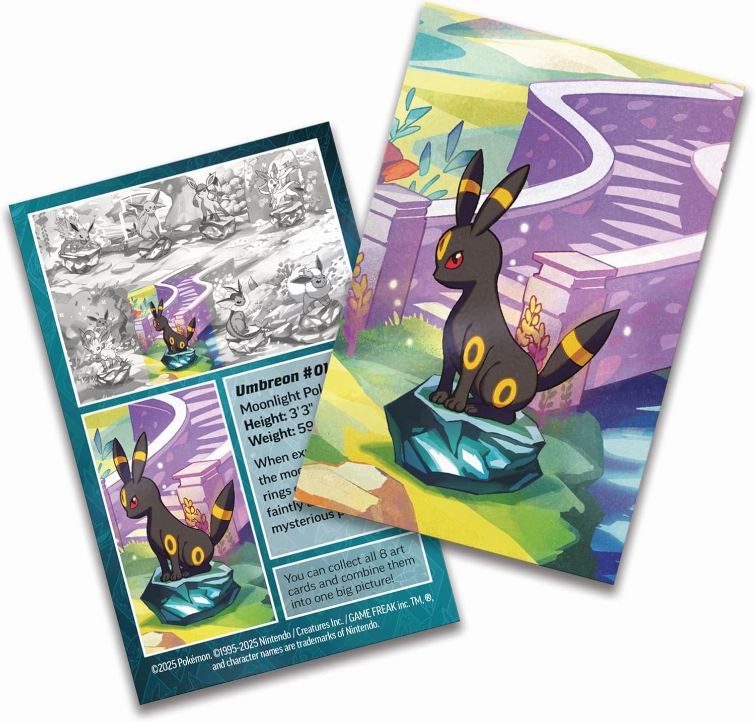 TCG: Scarlet & Violet—Prismatic Evolutions Mini Tin – Umbreon (2 Booster Packs & 1 Coin)