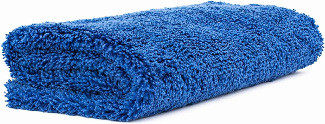 The Rag Company - Creature Edgeless Auto Detailing Towels (10-Pack) Professional 70/30 Blend, Dual-Pile Plush Microfiber, Buffing & Polishing, 420gsm, 16in x 16in, Royal Blue
