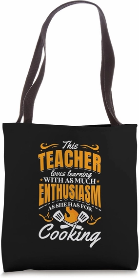 This TEACHER Loves Learning With As Much Enthusiasm... Tote Bag