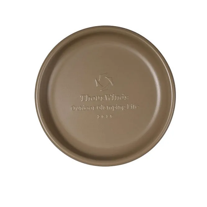 Thous Winds Small Vintage Dinner Plate - Khaki