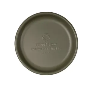 Thous Winds Small Vintage Dinner Plate - Olive Green