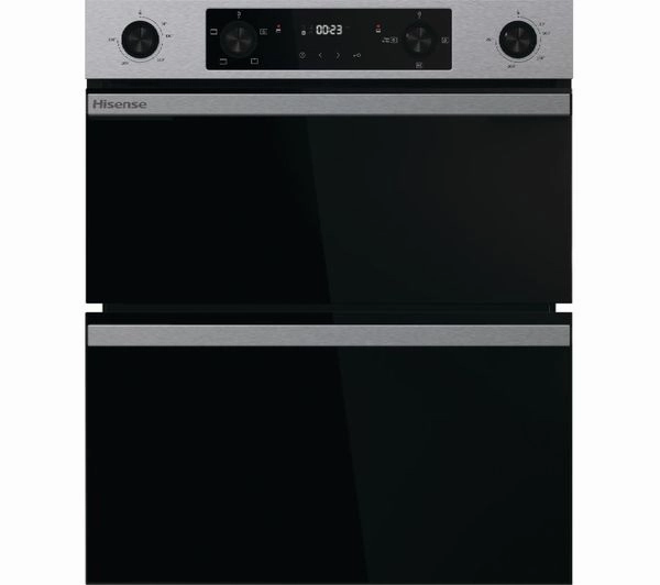 TieDex UK HISENSE Hi6 54/38L BUD714221CX Electric Built-under Double Oven - Stainless Steel