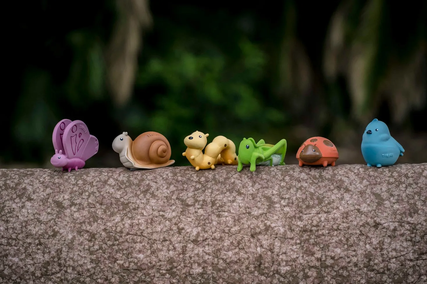 Tikiri Garden Animals - Caterpillar Teether and Rattle Toy, GIFT BOX
