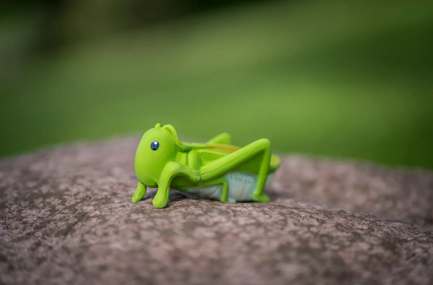 Tikiri Garden Animals - Grasshopper Teether and Rattle Toy, GIFT BOX