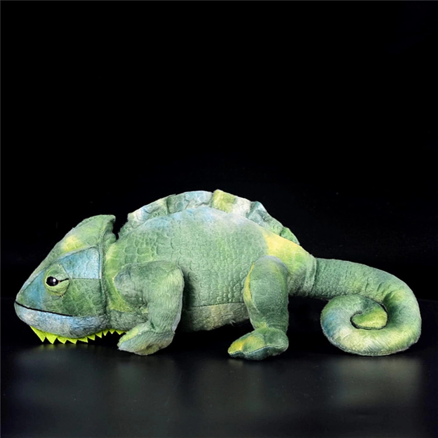 Tiny Heart Realistic Chameleon Plush Toy, 15.74inch Super Soft Realistic Cute Chameleon Plush Stuffed Animal Toy for Halloween Kids Gift