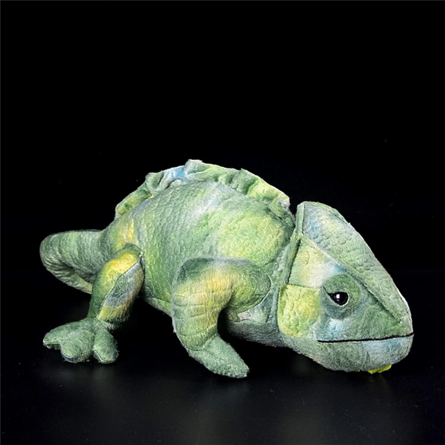 Tiny Heart Realistic Chameleon Plush Toy, 15.74inch Super Soft Realistic Cute Chameleon Plush Stuffed Animal Toy for Halloween Kids Gift