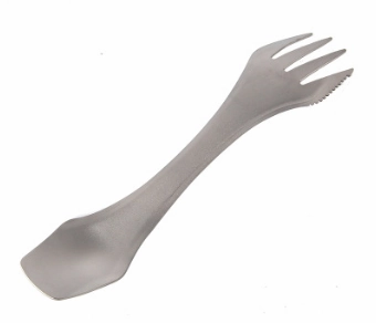 Titanium multi-function travel spoon