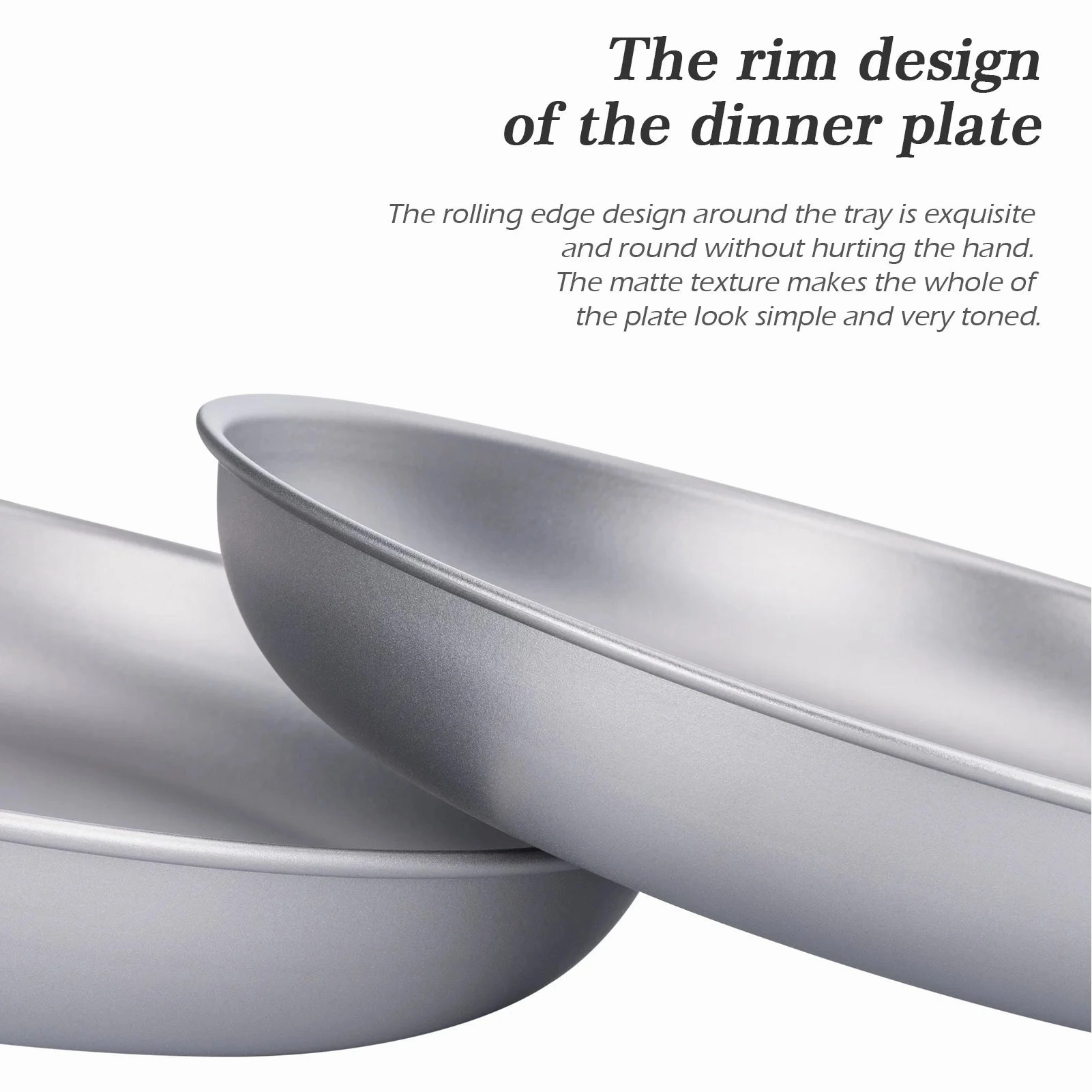 TOMSHOO Titanium Camping Plate – Ultralight & Durable Tableware for Outdoor & Travel