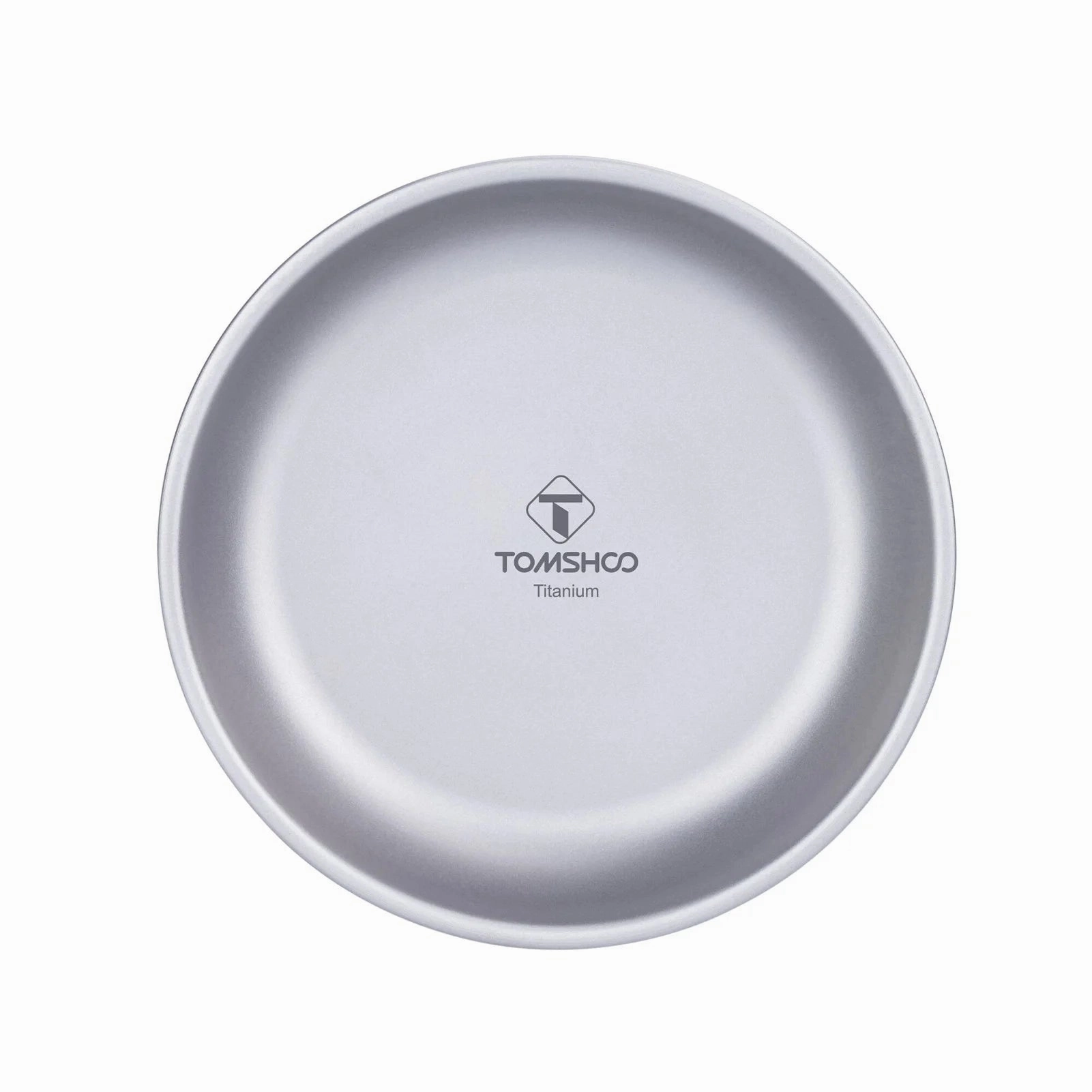 TOMSHOO Titanium Camping Plate – Ultralight & Durable Tableware for Outdoor & Travel