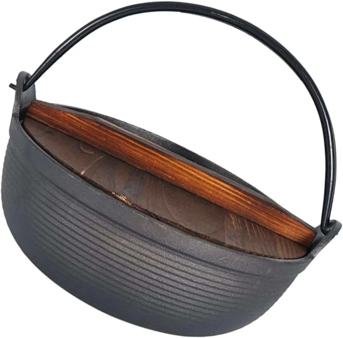 Totority 1set Outdoor Cooking Pot Portable Non-Stick Pot for Camping Picnics Family Gatherings Lightweight Design for Easy Use for Backpacking Campfire Cooking