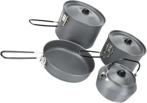 Totority 1set Travel Cooking Set Lightweight Nonstick Pots for Outdoor Camping Hiking Portable Person Cookware Kit Practical Easy to Carry for Picnics and Mobile Kitchens