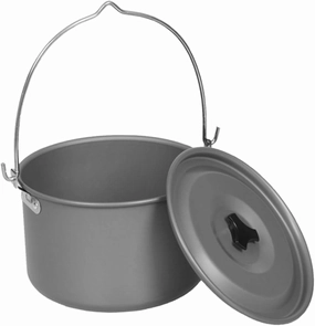Totority Multipurpose Outdoor Cooking Pot Large Capacity Stew Pot for Camping BBQ and Picnics