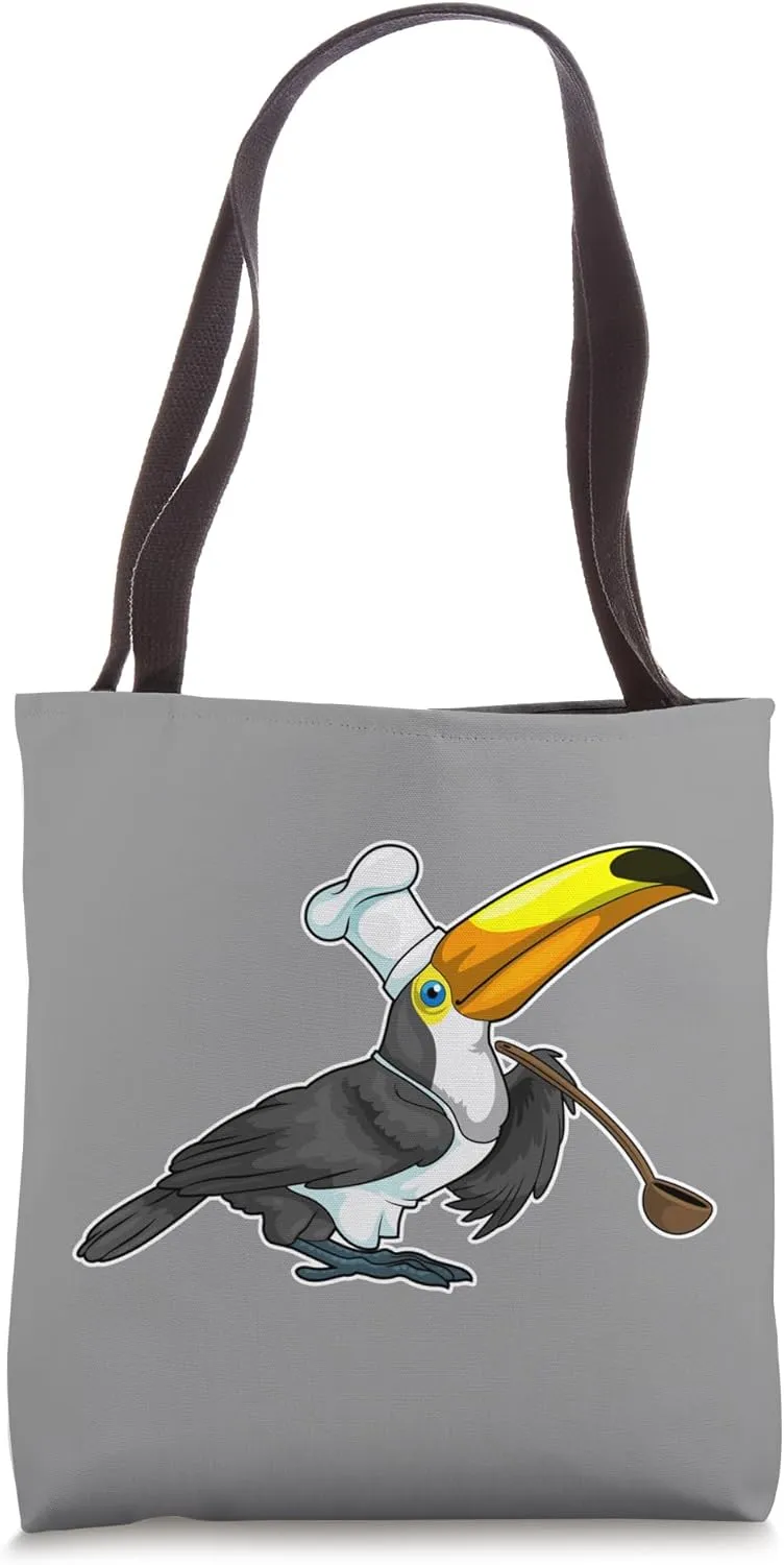 Toucan Chef Cooking spoon Tote Bag
