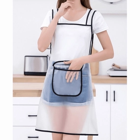 Transparent Waterproof Cooking Apron - Kitchen Cooking Gear