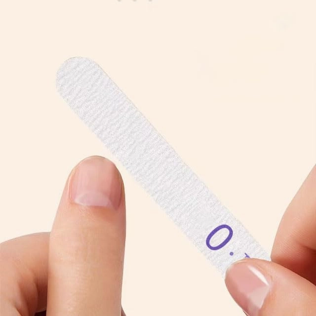 Trim Nail Files, 2 Count-Double Face Finger Deck with 100/180 / 240 Sand-Buffer, Emery Board Nail Pedicure Tool and Nail Buffer Files (50 Package, 180/240 gransize)