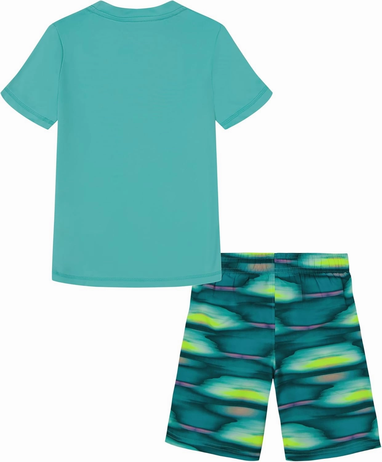 Under Armour Boys' Swim Volley Set, Sleeve Shirt & Matching Shorts, Lightweight & Breathable