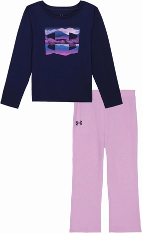 Under Armour Girls' Long Sleeve Shirt, Crewneck, Lightweight and Breathable