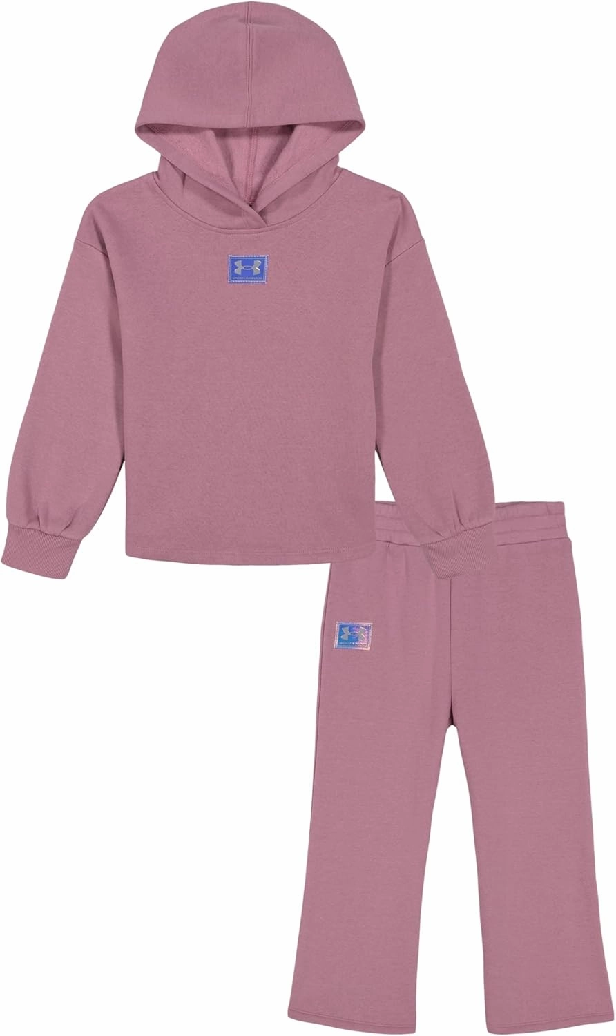 Under Armour girls Hoodie Set, Bottoms & Hoodie, Lightweight & Relaxed Fit