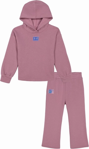 Under Armour girls Hoodie Set, Bottoms & Hoodie, Lightweight & Relaxed Fit