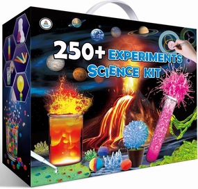 UNGLINGA 250  Science Experiments Kits for Kids, Boys Girls Toys Birthday Gifts Ideas, Chemistry Set, S.T.E.M Educational Project, Volcano Scientist Kit