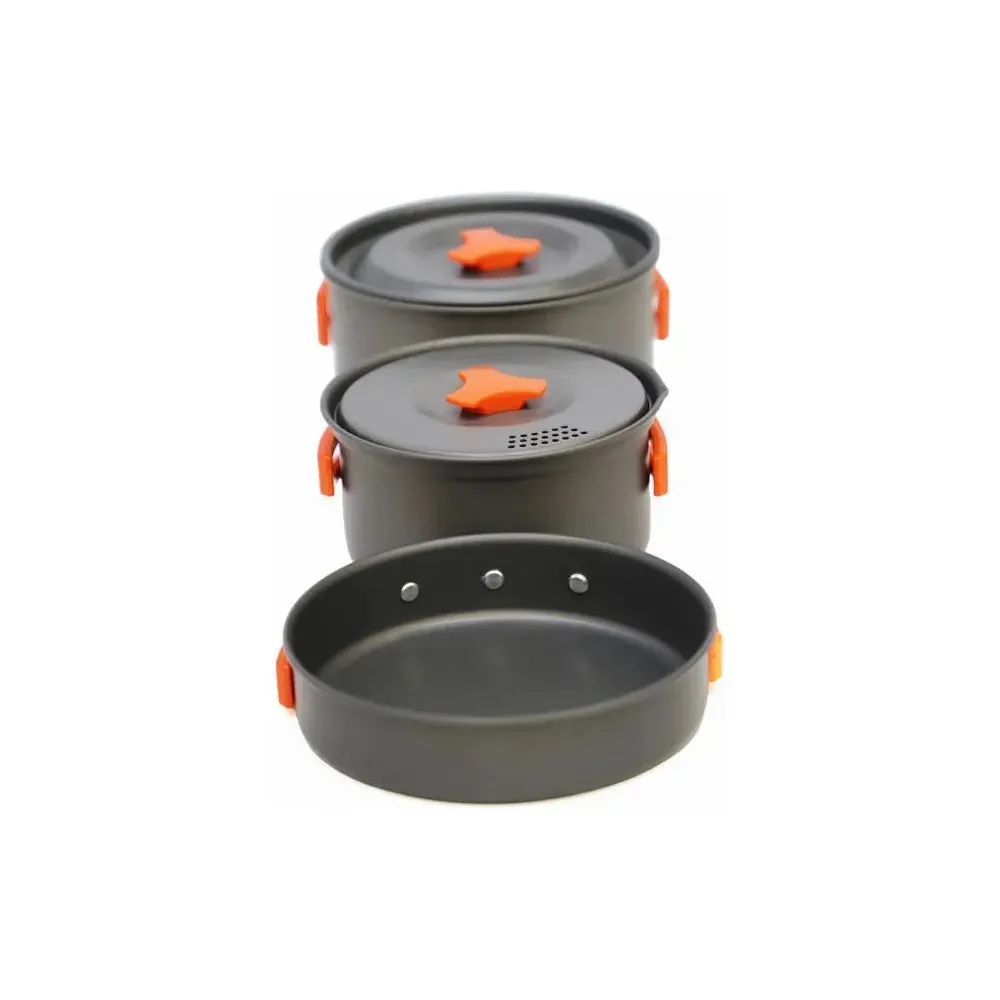 Vango Hard Anodised 2 Person Cook Kit Grey