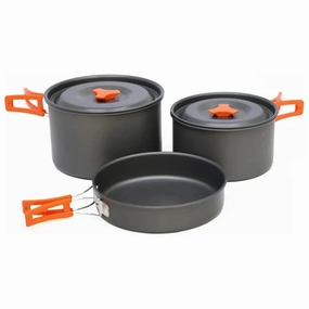 Vango Hard Anodised 4 Person Cook Kit Grey