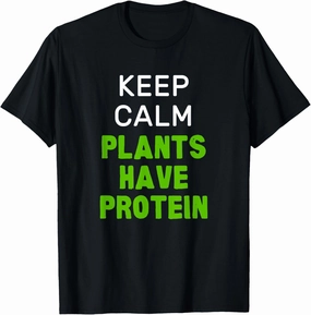 Vegan Vegetarian Cooking Gym Fitness Protein Health Joke T-Shirt