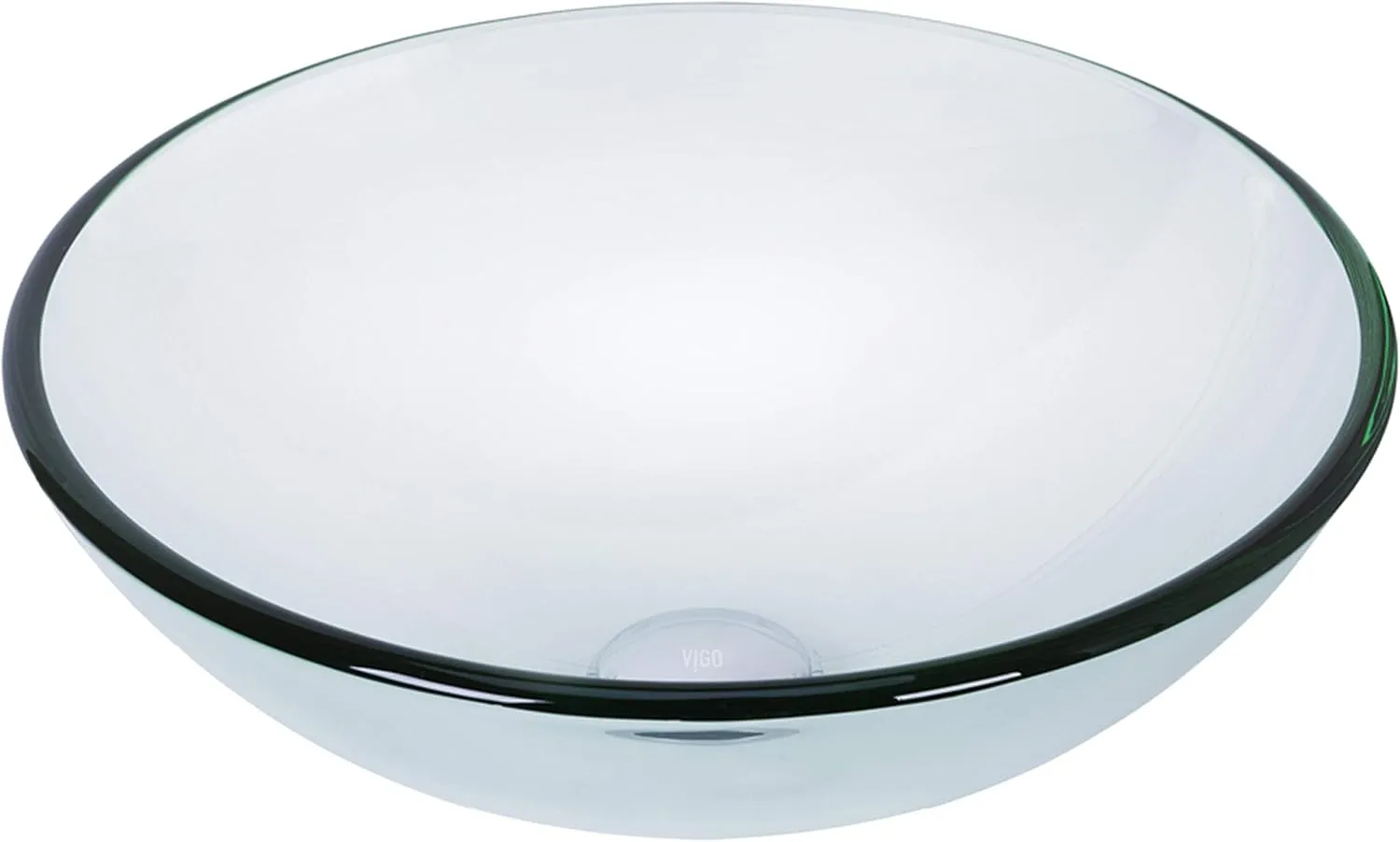 VIGO Giovanni Iridiscent 17"L x "17W x 7"H Over the Counter Glass Round Vessel Bathroom Sink -VG07074