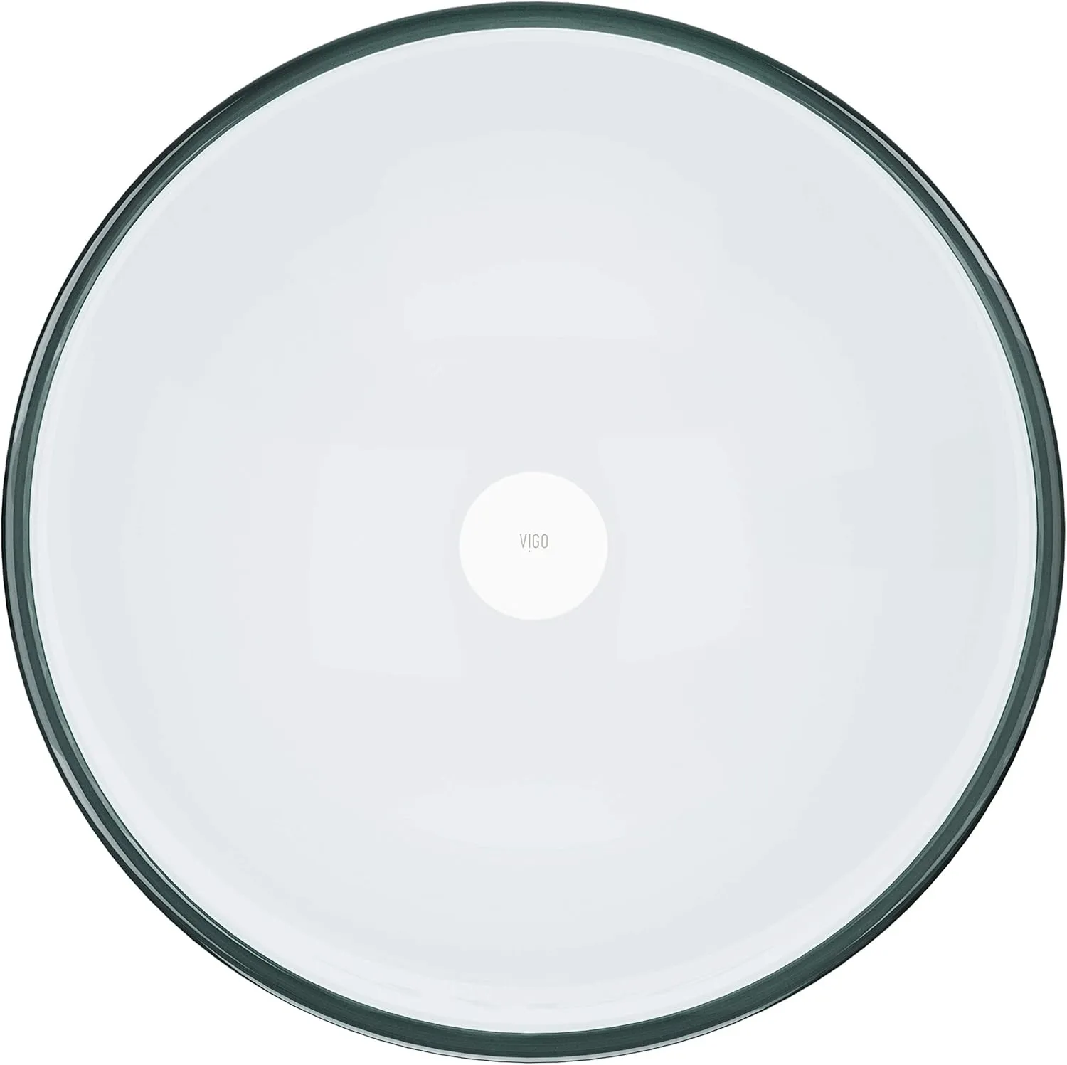 VIGO Giovanni Iridiscent 17"L x "17W x 7"H Over the Counter Glass Round Vessel Bathroom Sink -VG07074