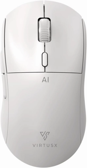 Virtusx AI Mouse, Jethro V1 – AI Voice & Audio Recorder, Note Taking Mouse for Computer & Laptop with Centralized AI Software, AI Writing Tools, Voice Typing, Transcribe, Translate & Summarize