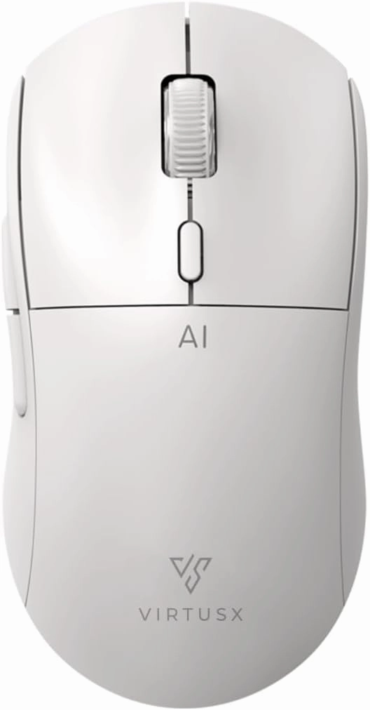 Virtusx AI Mouse, Jethro V1 – AI Voice & Audio Recorder, Note Taking Mouse for Computer & Laptop with Centralized AI Software, AI Writing Tools, Voice Typing, Transcribe, Translate & Summarize