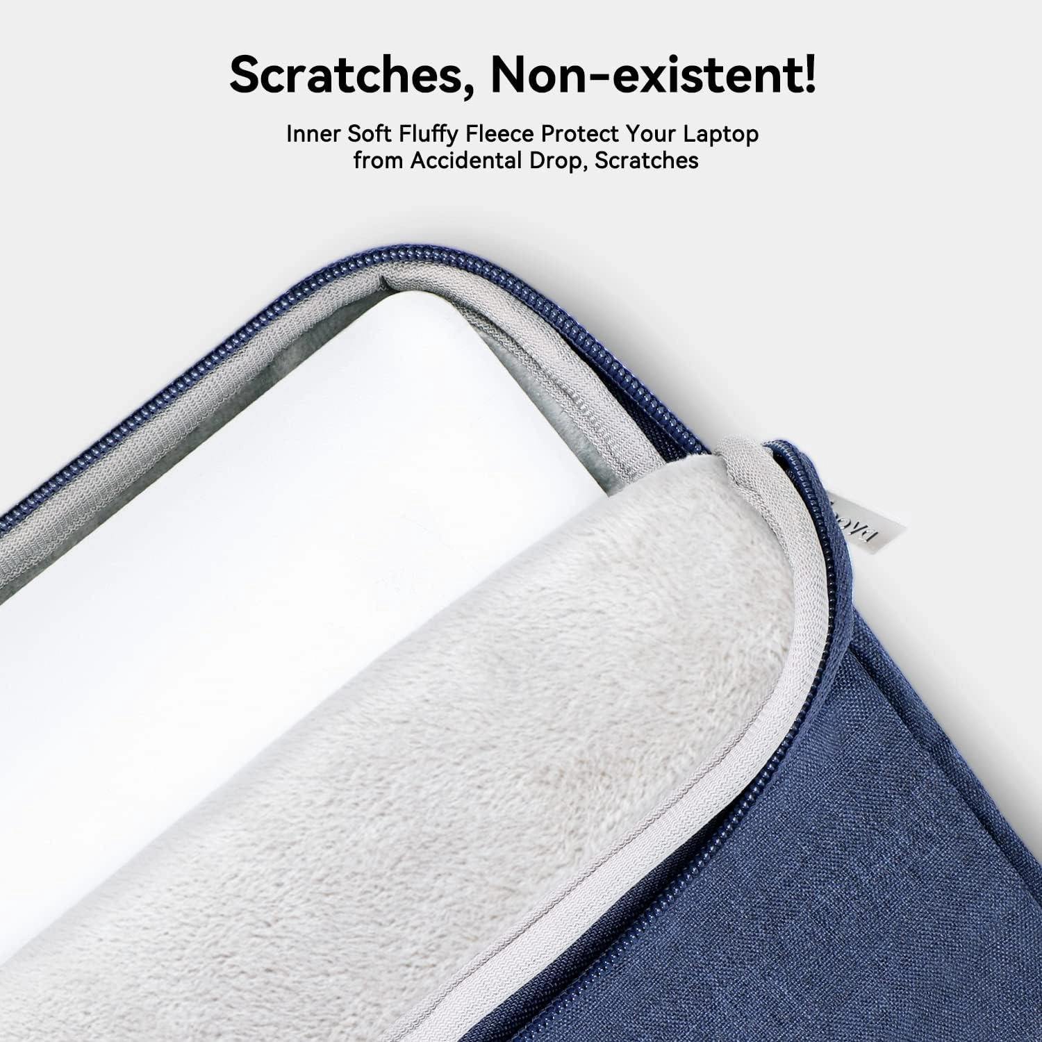 Voova Laptop Bag 13 14 Inch, Waterproof Computer Sleeve Carrying Case with Shoulder Straps & Handle Compatible with Macbook Air 13 M2/M3/M4, MacBook Pro 13/14, HP Dell Lenovo Chromebook 14, Blue