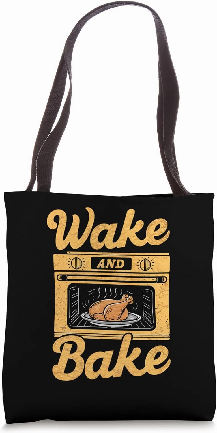 Wake Bake Turkey Oven Meal Dinner Tote Bag