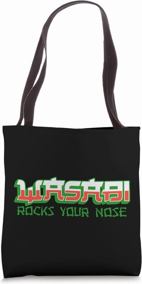 Wasabi Rocks Your Nose Wasabi Tote Bag